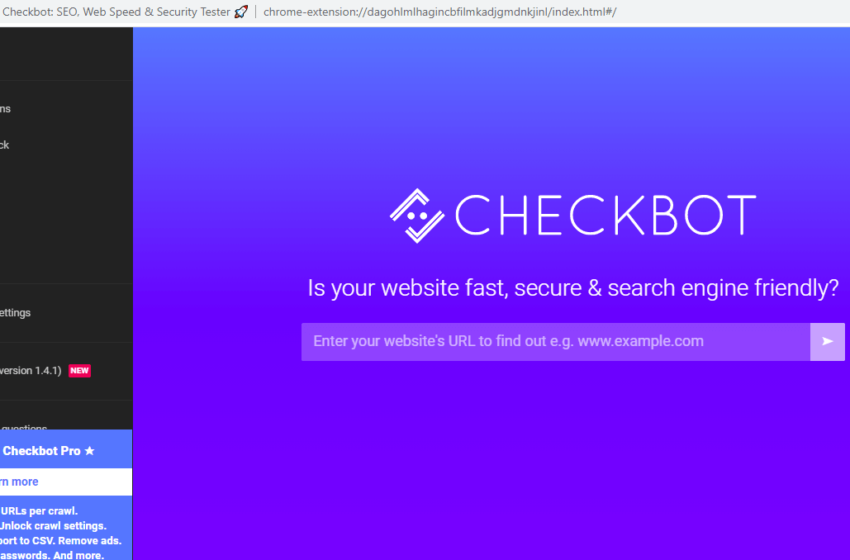  Checkbot Chrome Extension