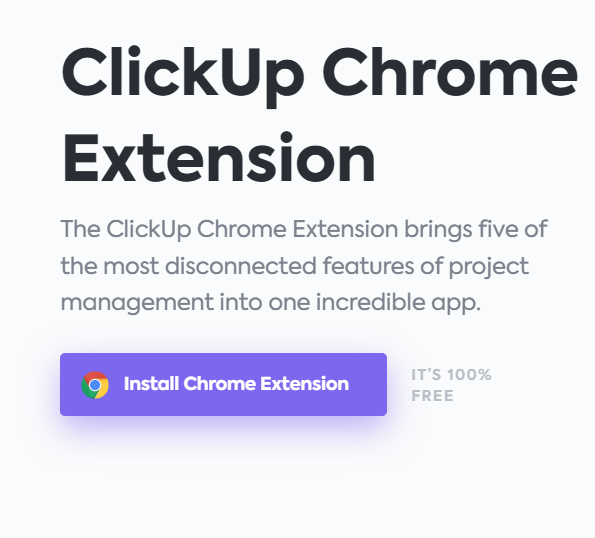  ClickUp Chrome Extension