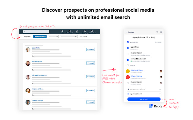  Reply: Email Finder and Outreach Extension